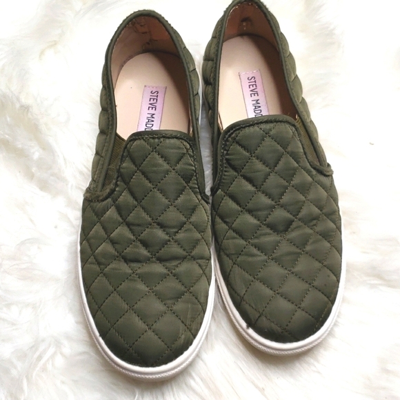 Steve Madden Ecntrcqt Sneaker 7.5 olive green - Picture 5 of 12